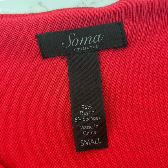 SOMA Red Midi Twist Dress - Picture 5 of 6